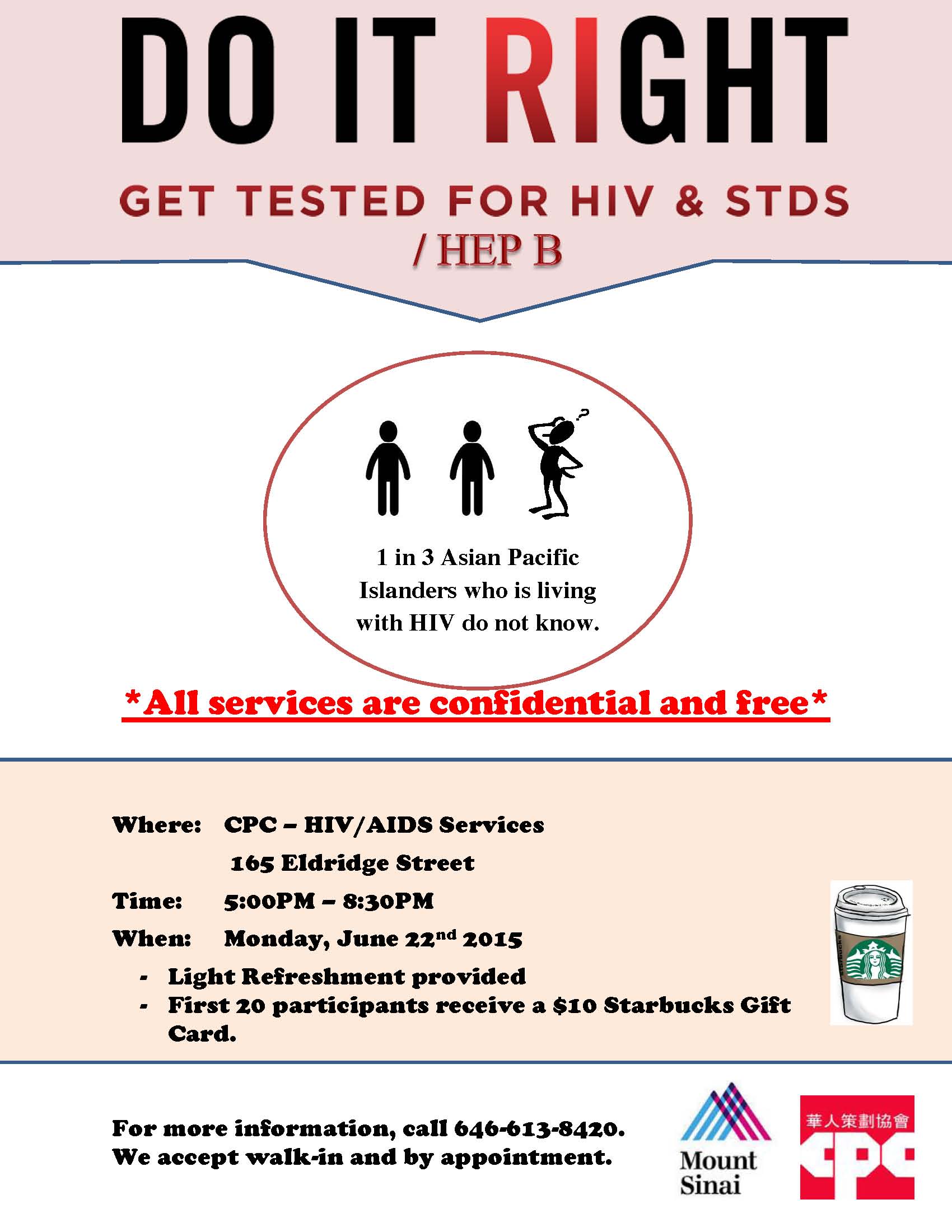 Free & Confidential HIV, STD, Hep B Testing 2015-06-22 21:00:00 To 2015 ...